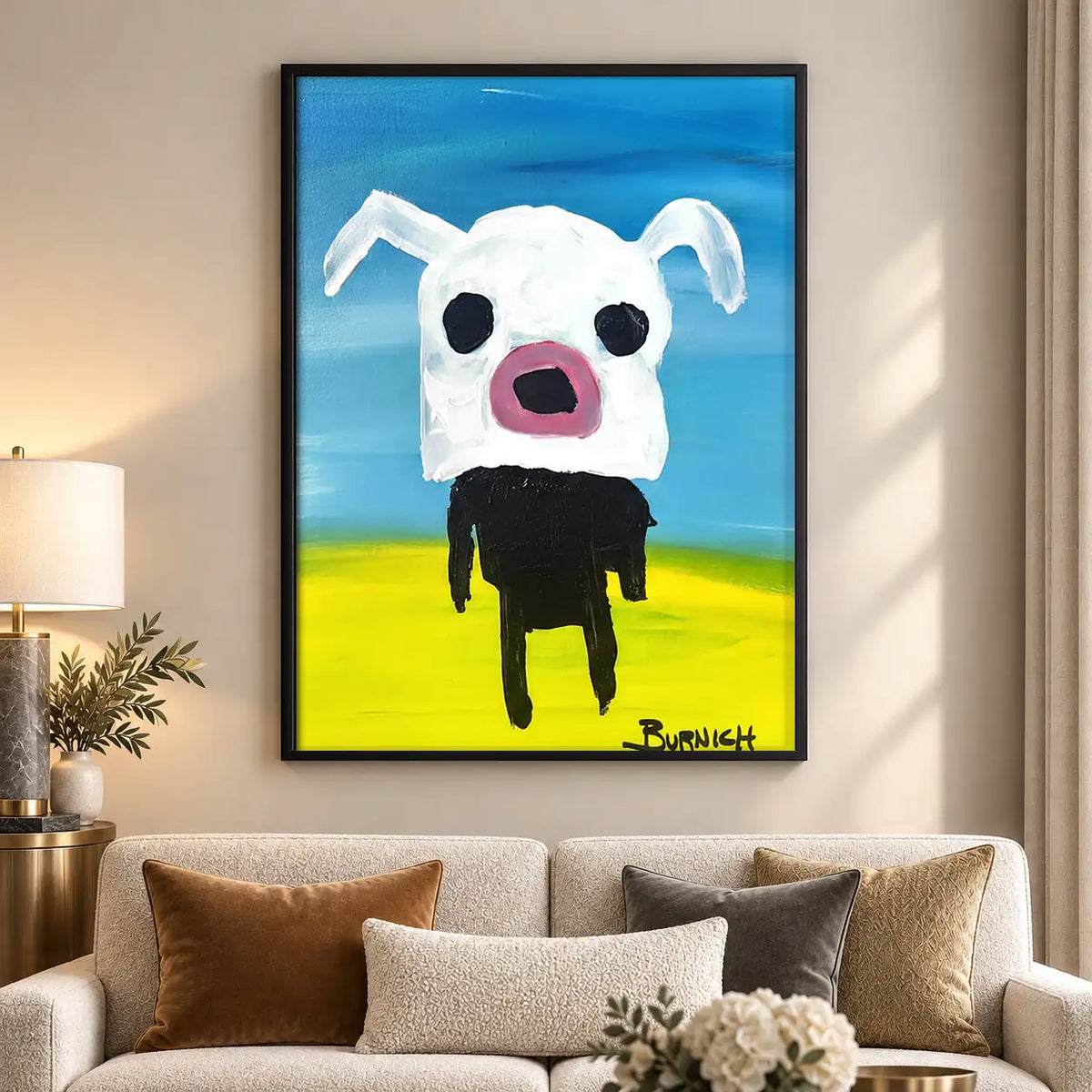 Person Wearing Pig Costume Wall Art 5