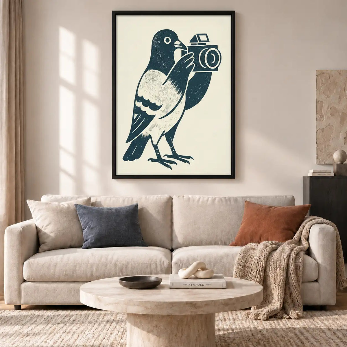 Pigeon Street Photographer Wall Art 2