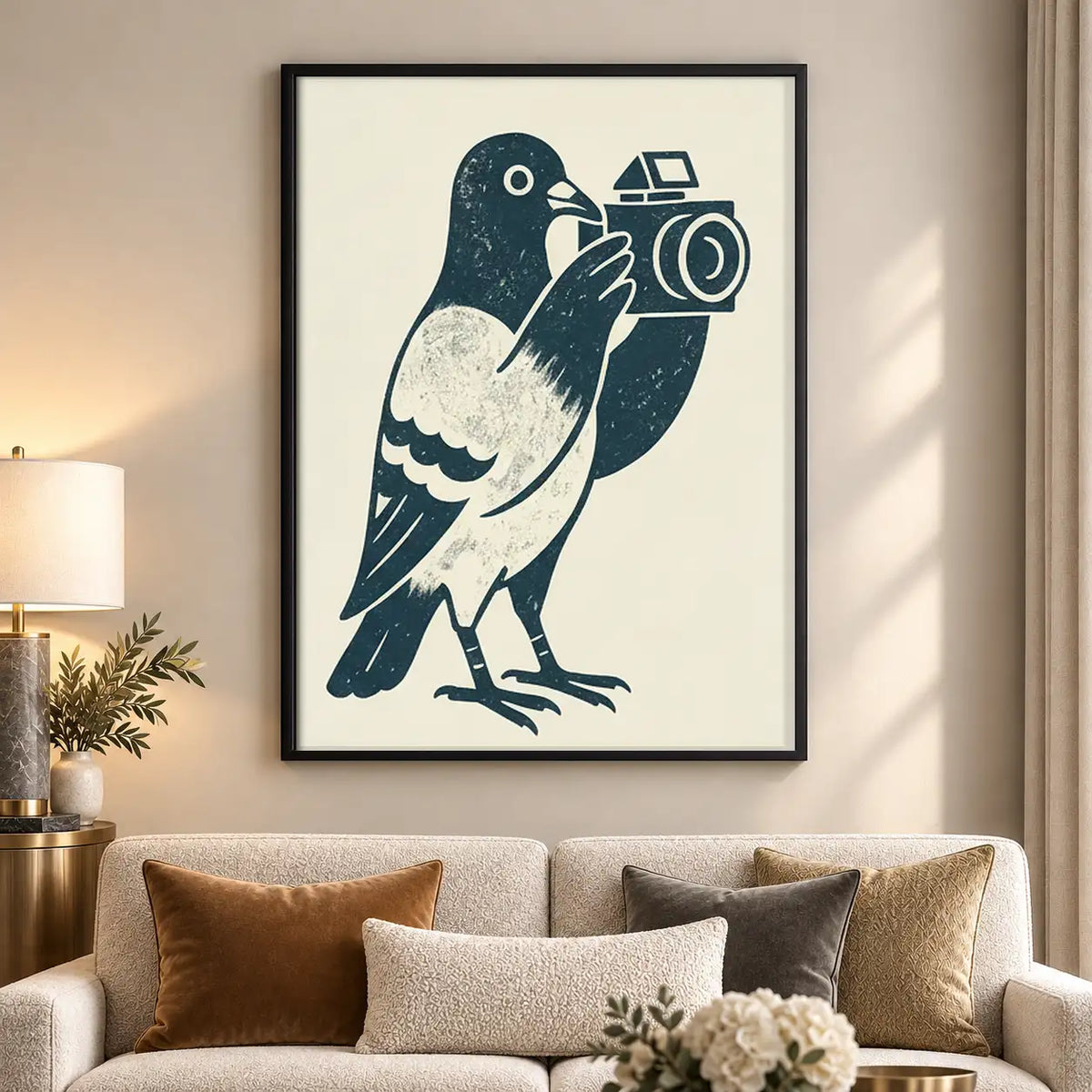 Pigeon Street Photographer Wall Art 5