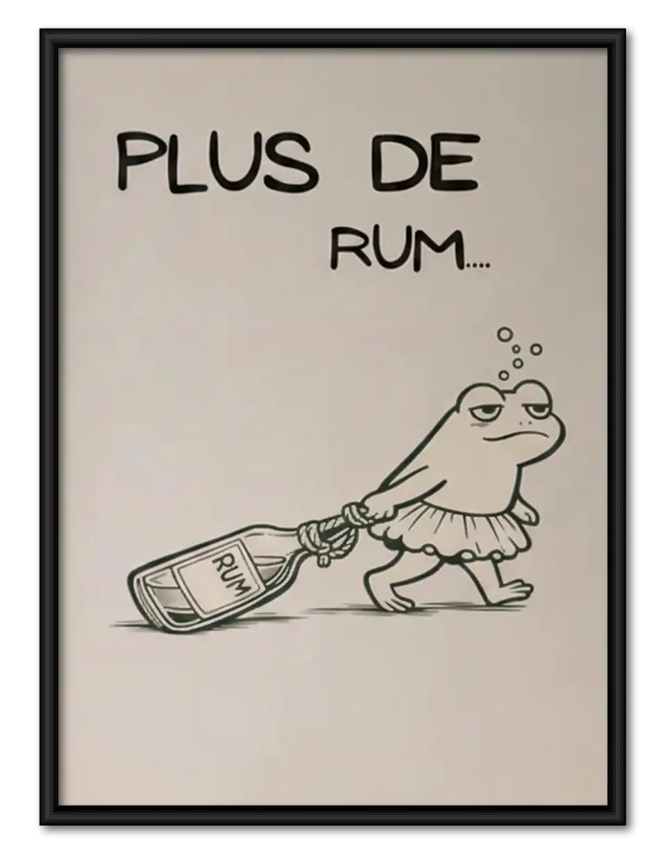 Plus de Rum Frog Wall Art 1