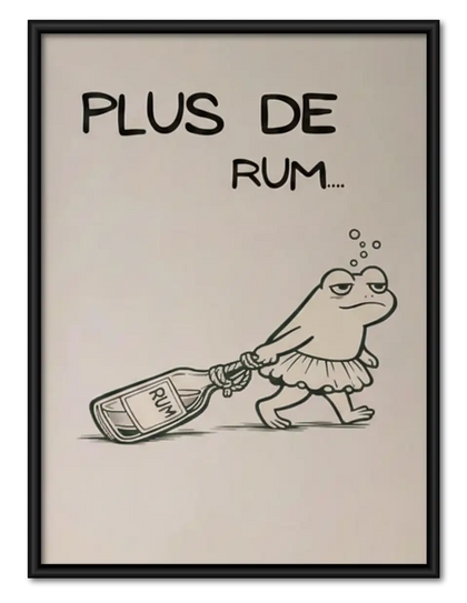 Plus de Rum Frog Wall Art