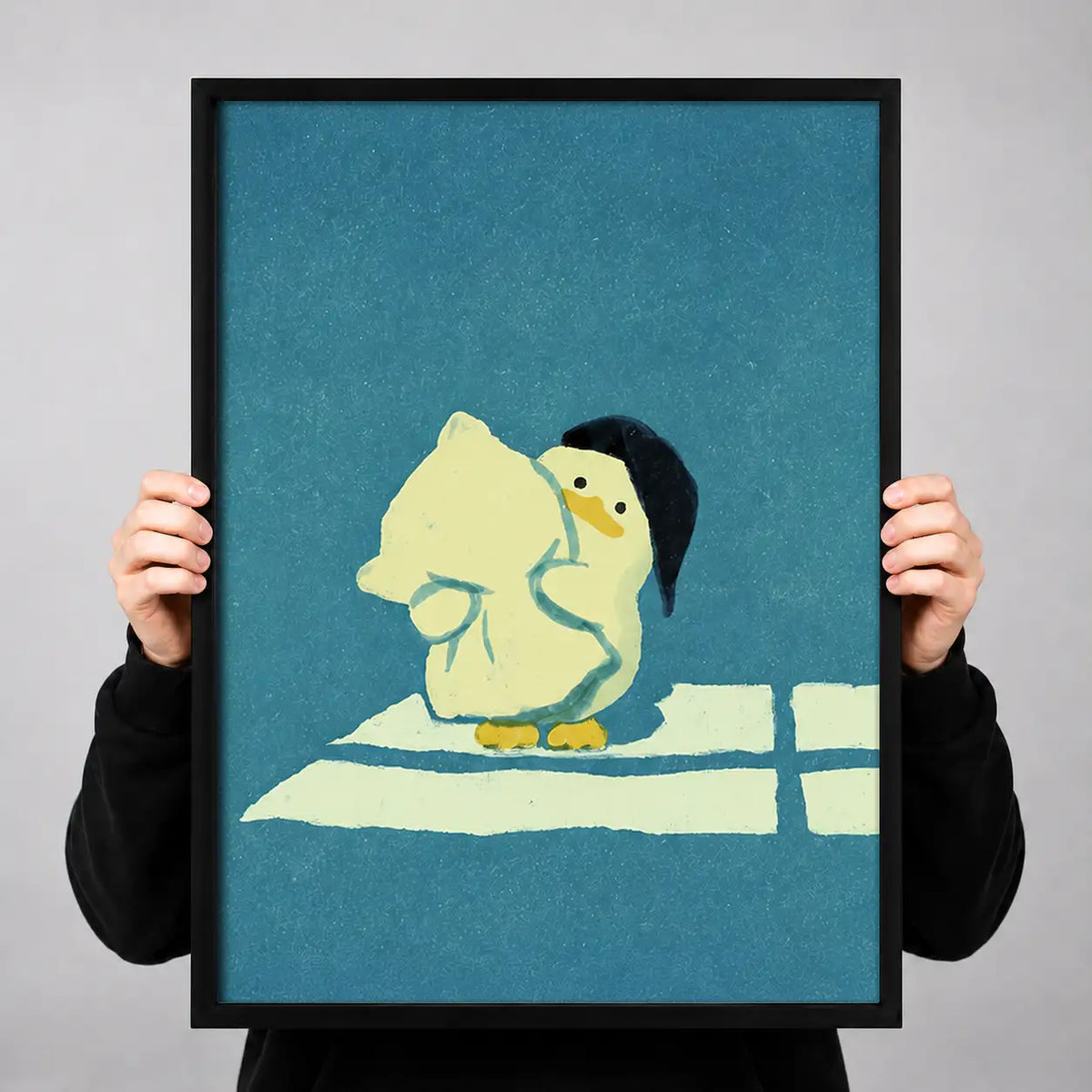 Polar Bear Reading in Sunlight Wall Art 3