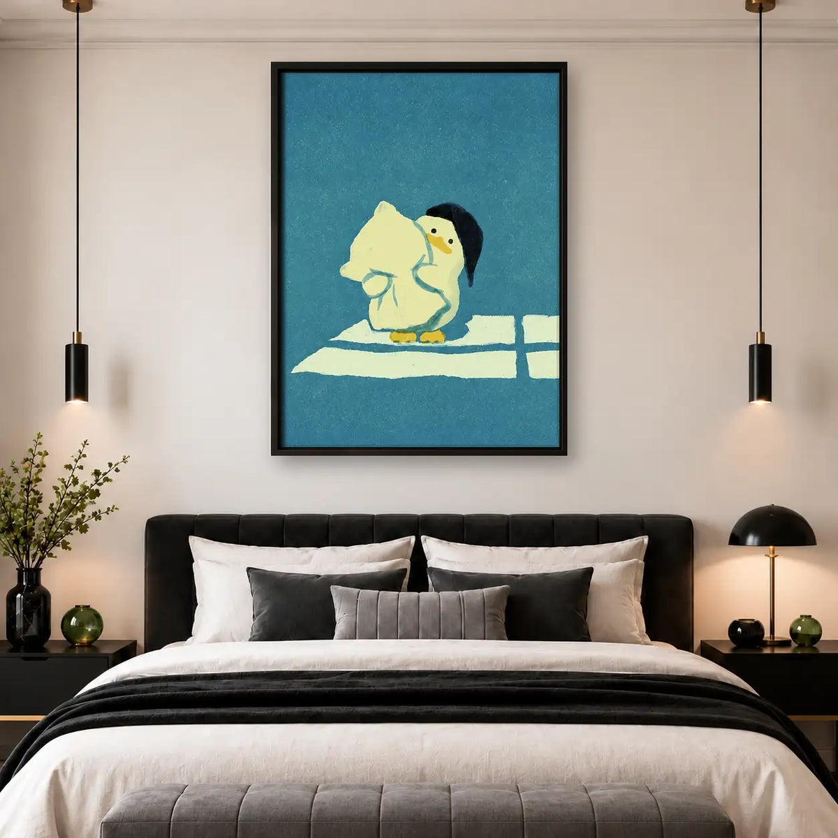 Polar Bear Reading in Sunlight Wall Art 4