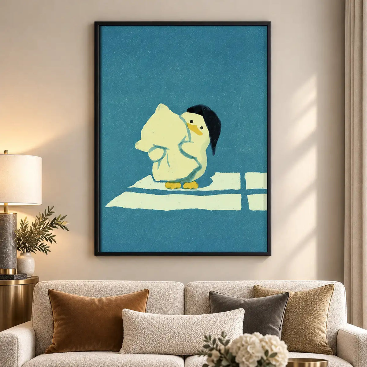 Polar Bear Reading in Sunlight Wall Art 5