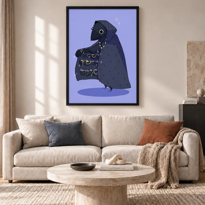 Purple Plague Doctor Character Wall Art 2