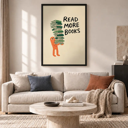 Read More Books Minimal Poster Wall Art 2