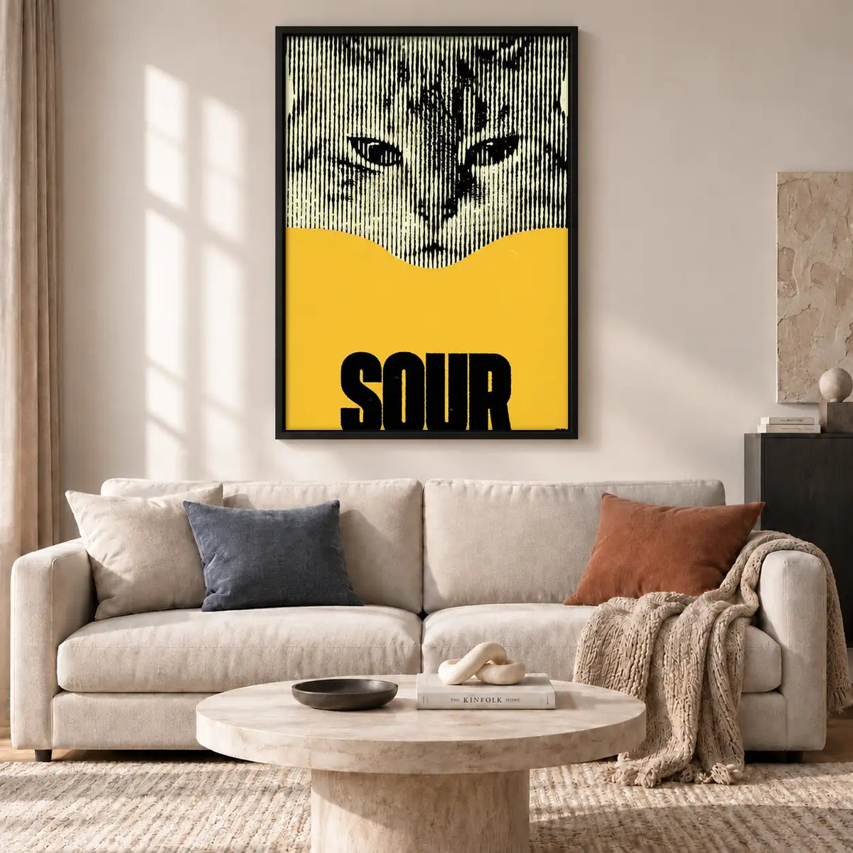 Sour Cat Vintage Graphic Poster Wall Art 2