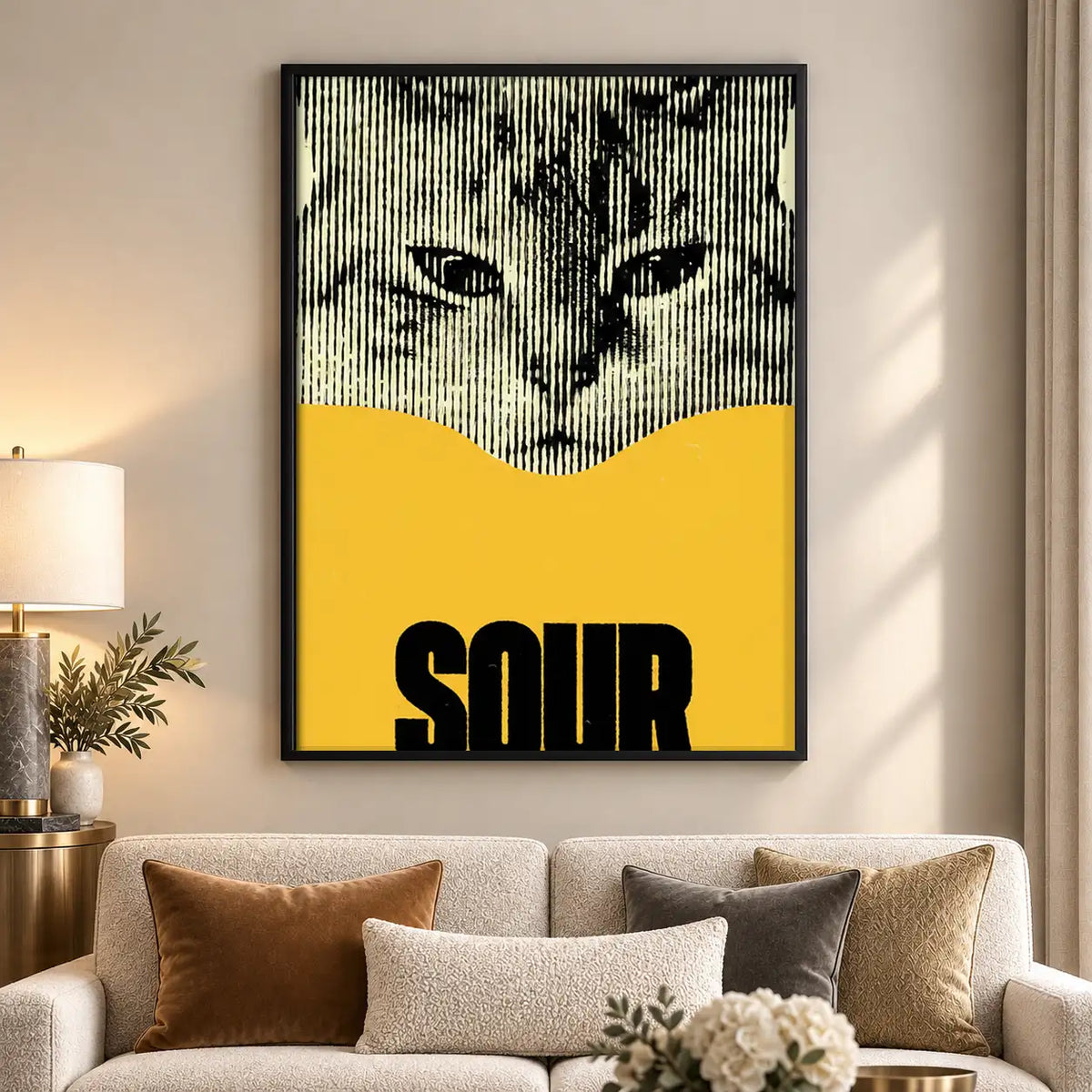 Sour Cat Vintage Graphic Poster Wall Art 5