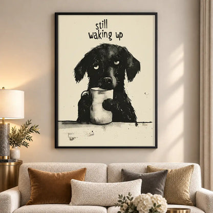 Still Waking Up Sleepy Dog Wall Art 5