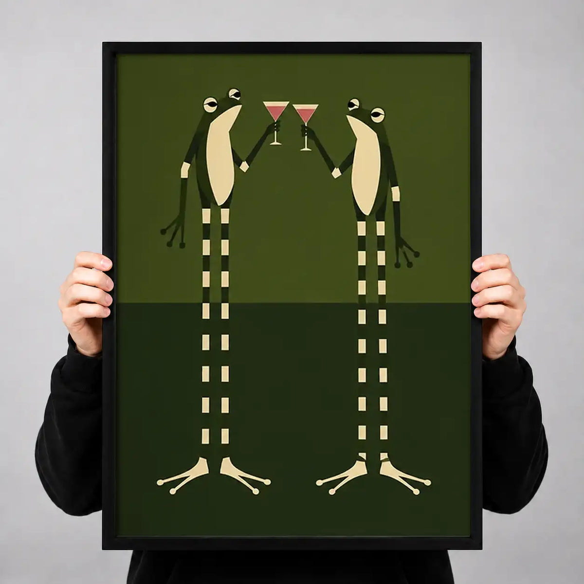 Tall Birds Sharing Martinis Wall Art 3
