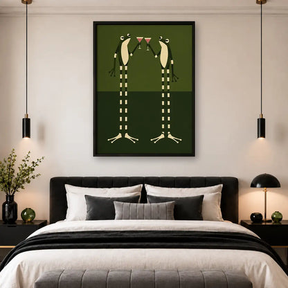 Tall Birds Sharing Martinis Wall Art 4