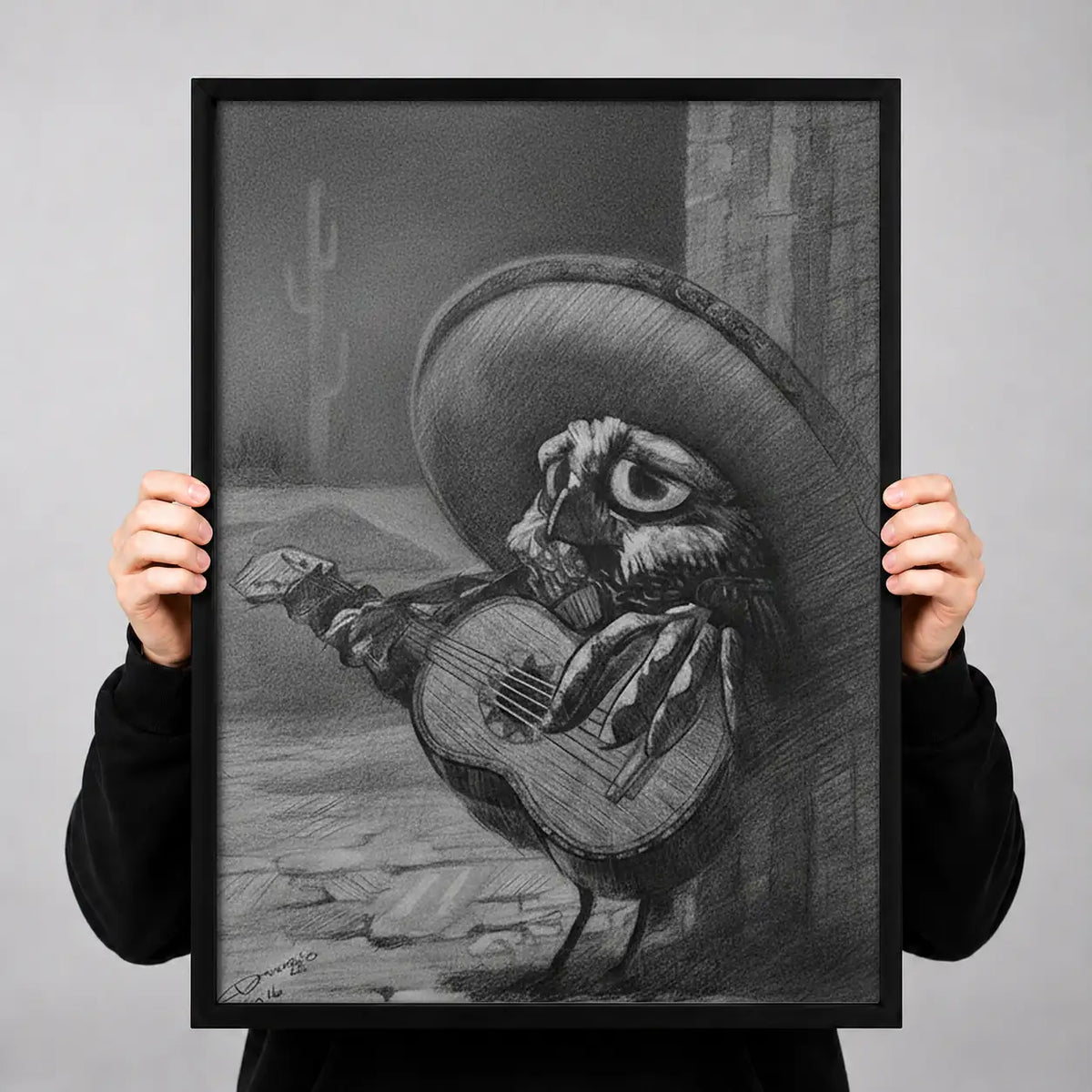 Tender Mother and Child Monochrome Wall Art 3