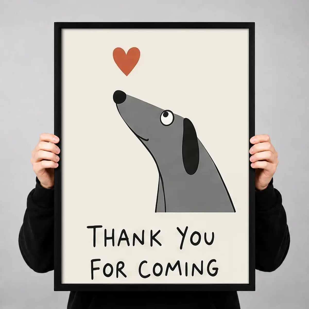 Thank You for Coming Dog Wall Art 3