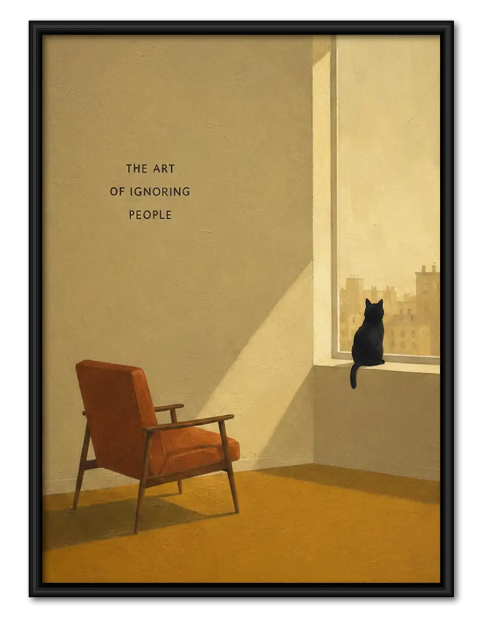 The Art of Doing Nothing Quiet Room Wall Art 1