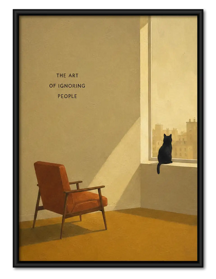 The Art of Doing Nothing Quiet Room Wall Art