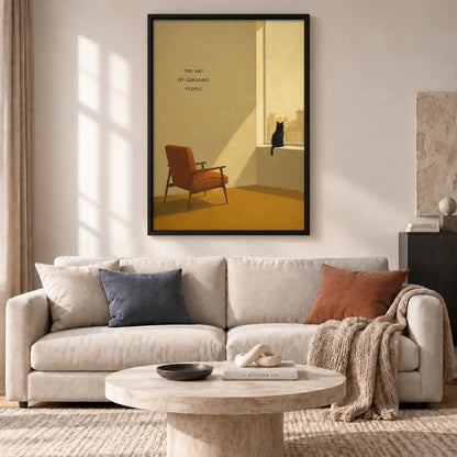 The Art of Doing Nothing Quiet Room Wall Art 2