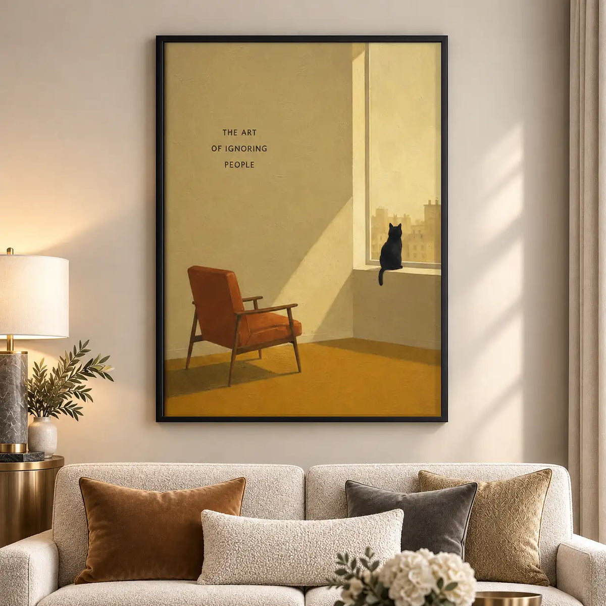 The Art of Doing Nothing Quiet Room Wall Art 5