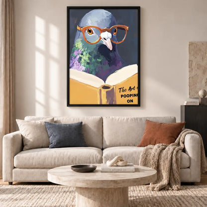 The Art of Pooping Wise Owl Wall Art 2