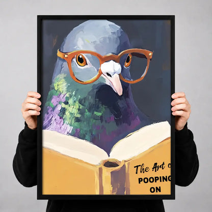 The Art of Pooping Wise Owl Wall Art 3
