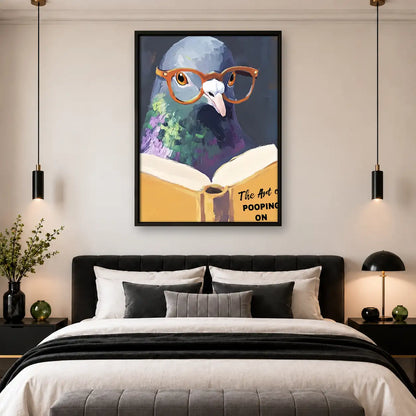 The Art of Pooping Wise Owl Wall Art 4