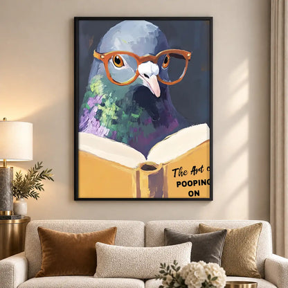 The Art of Pooping Wise Owl Wall Art 5