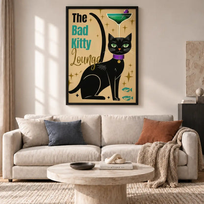 The Bad Kitty Lounge Poster Wall Art 2