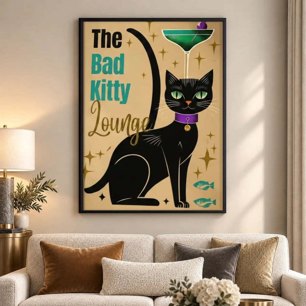 The Bad Kitty Lounge Poster Wall Art 5