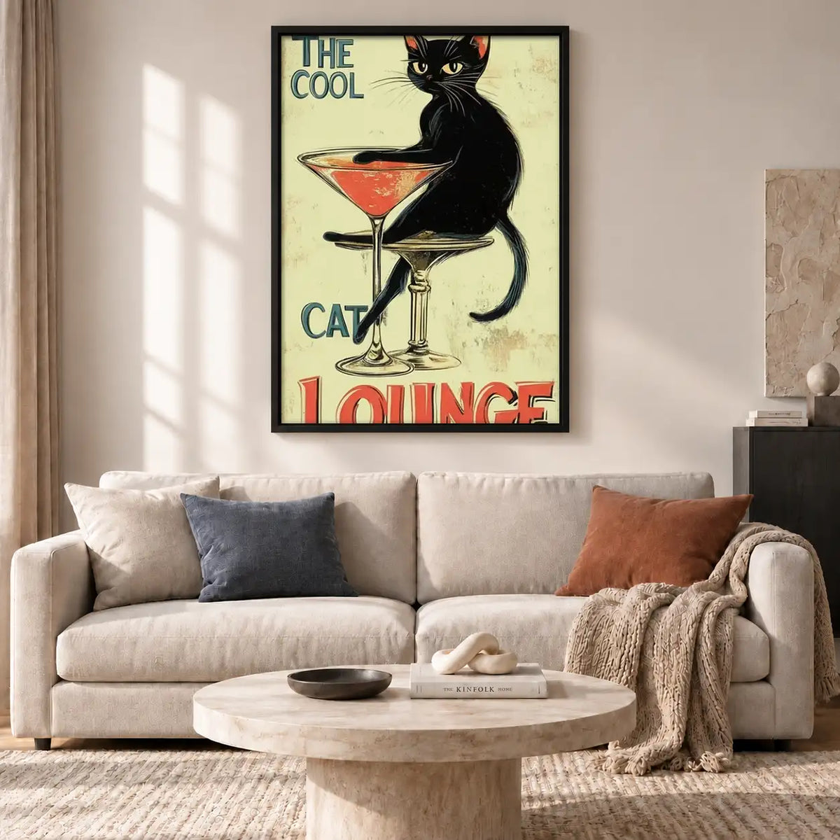 The Cool Cat Lounge Poster Wall Art 2