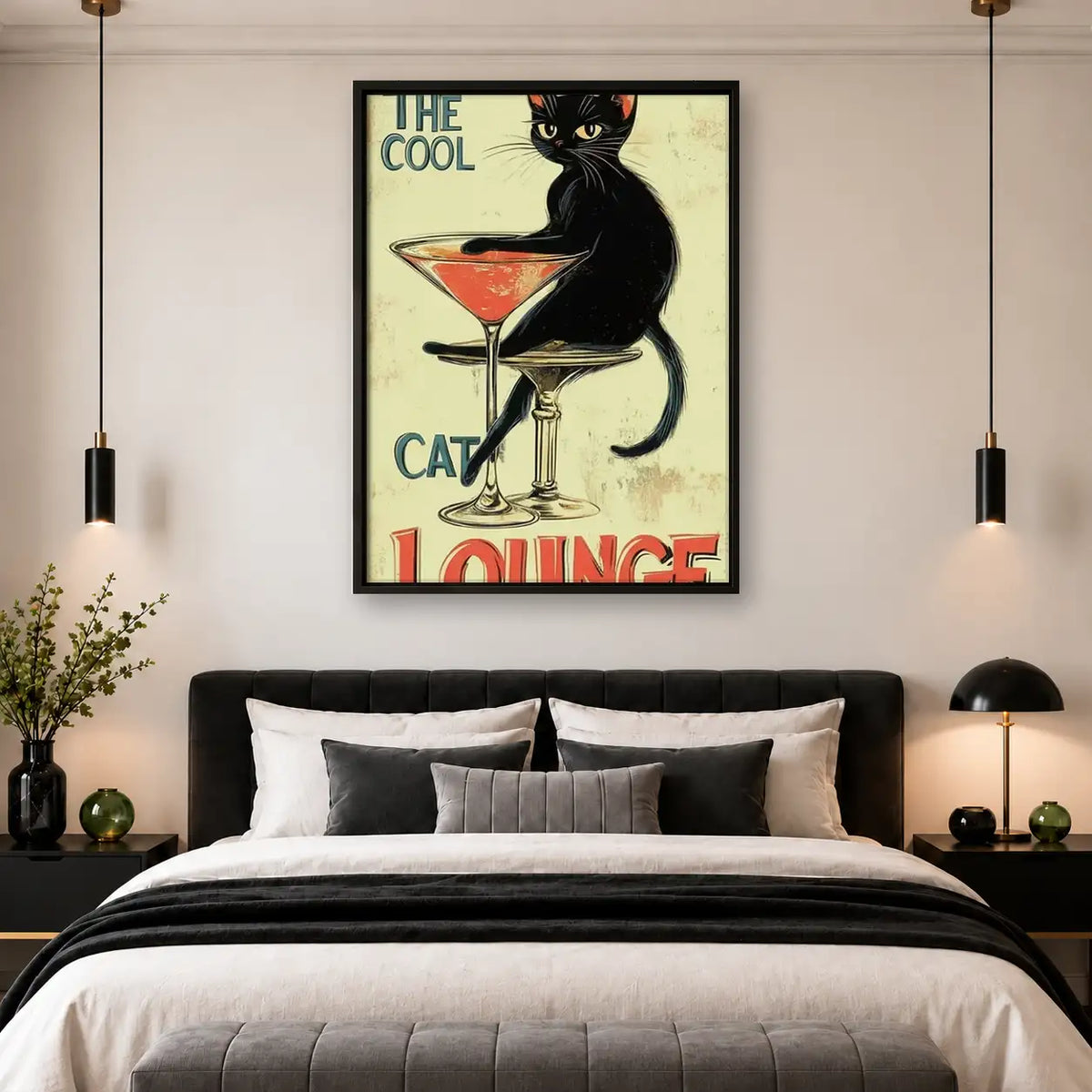 The Cool Cat Lounge Poster Wall Art 4