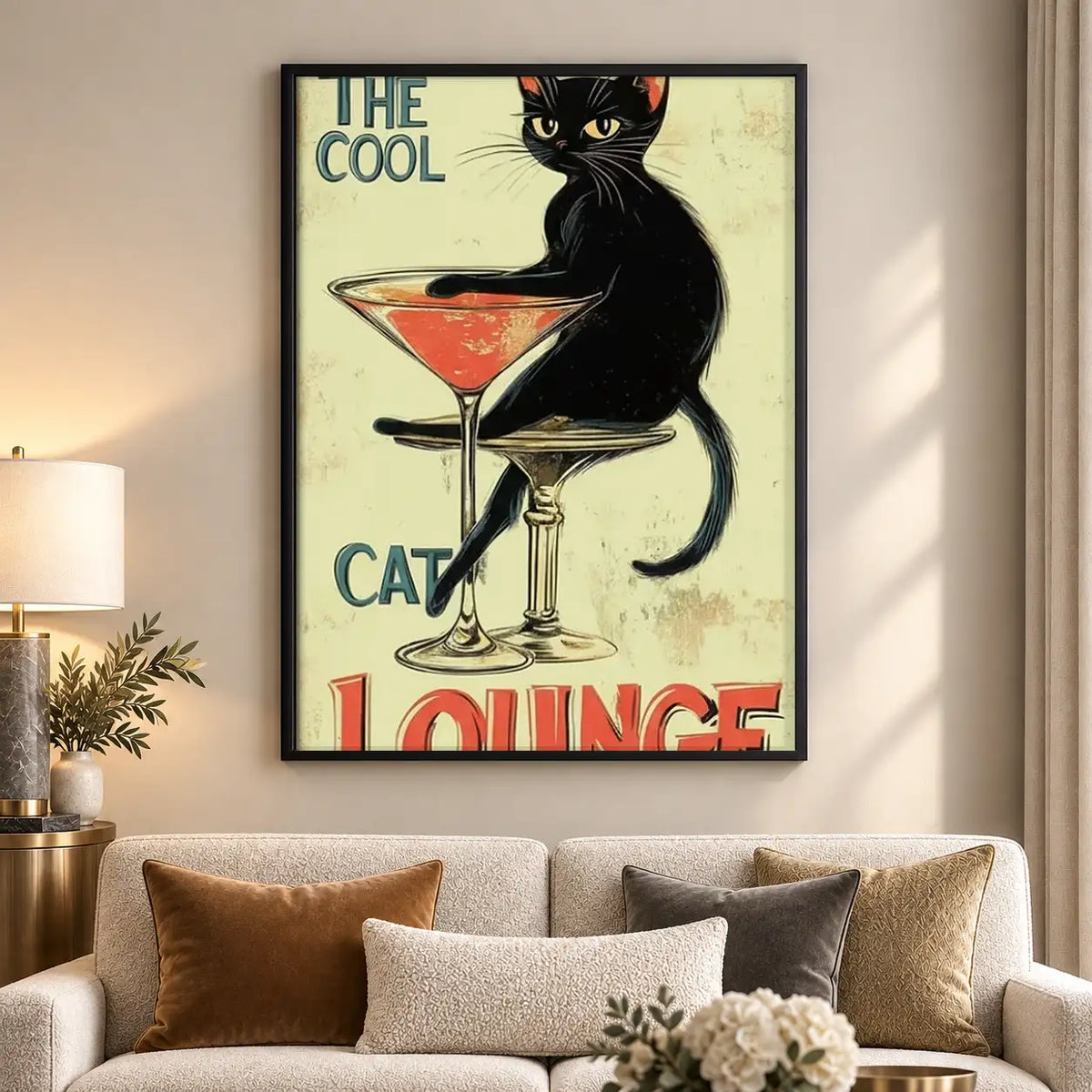 The Cool Cat Lounge Poster Wall Art 5