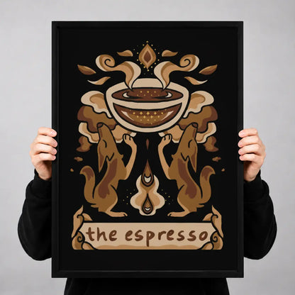 The Espresso Ornamental Coffee Poster Wall Art 3