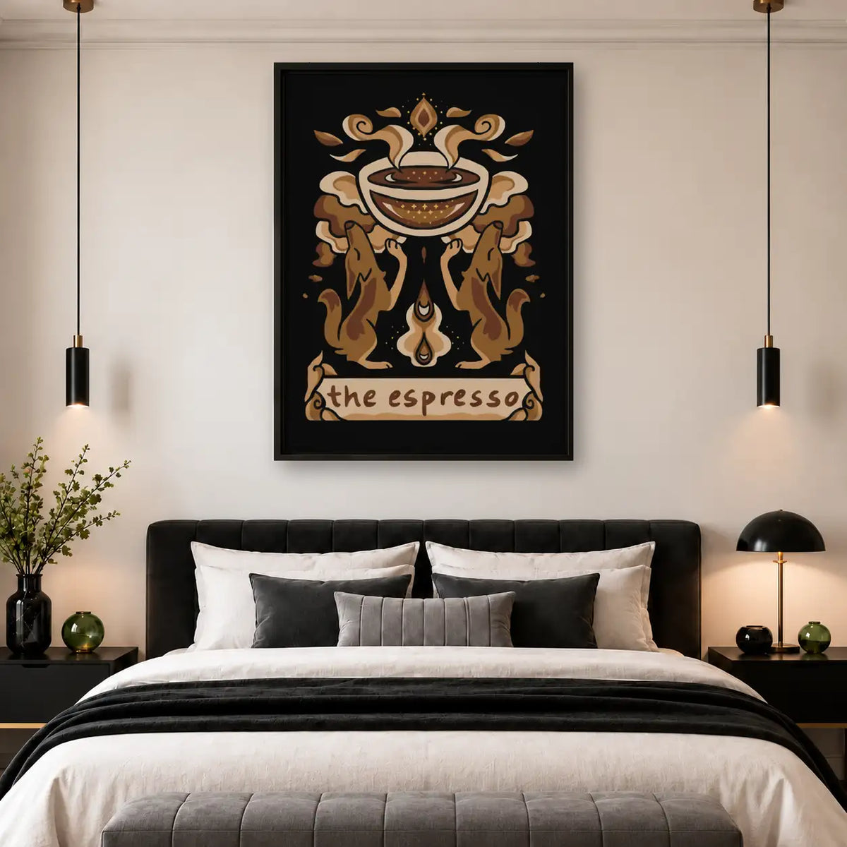 The Espresso Ornamental Coffee Poster Wall Art 4
