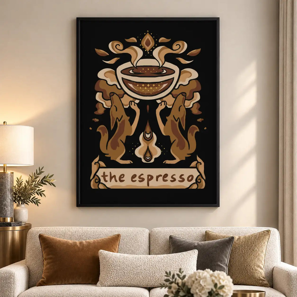 The Espresso Ornamental Coffee Poster Wall Art 5