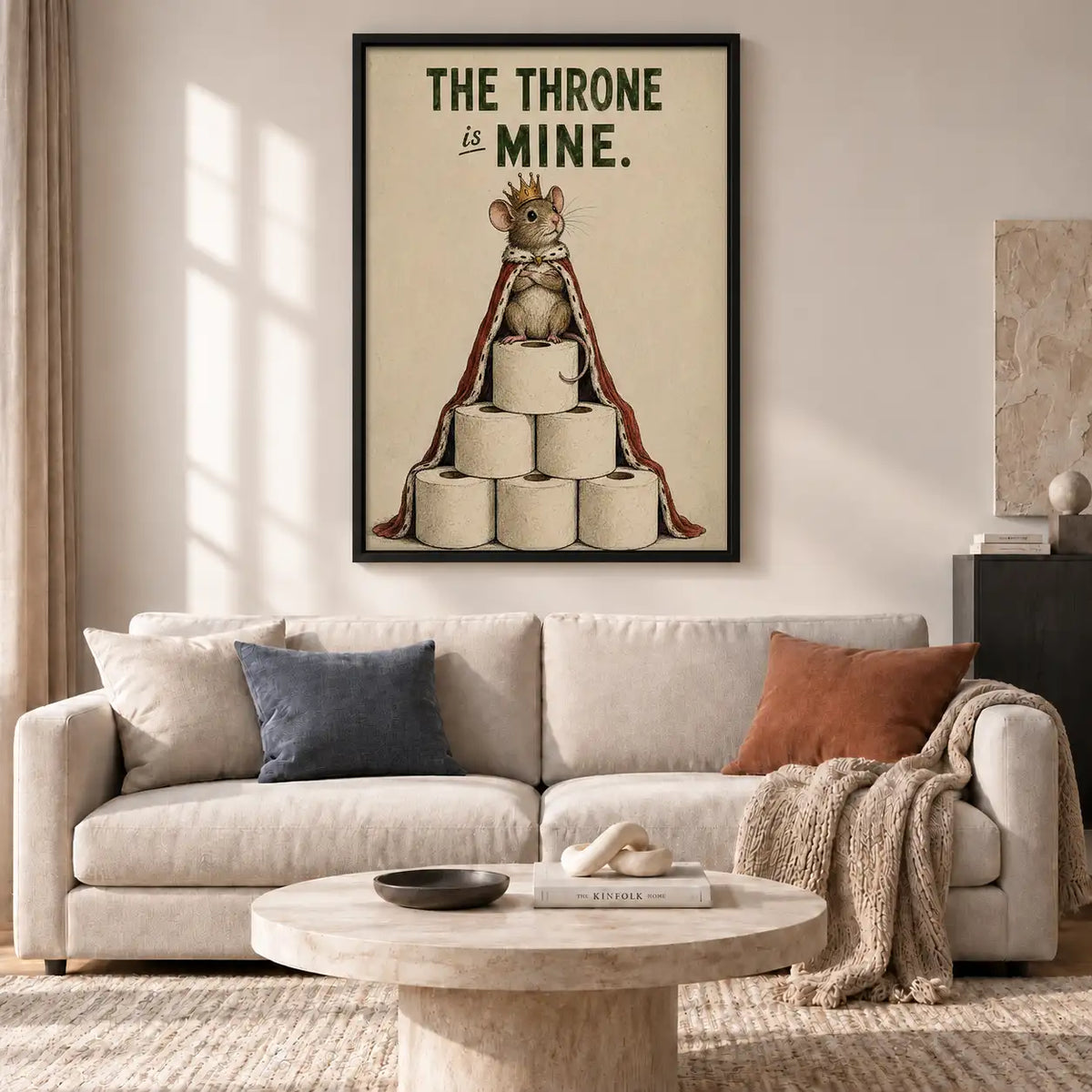 The Throne Is Mine Cat Wall Art 2