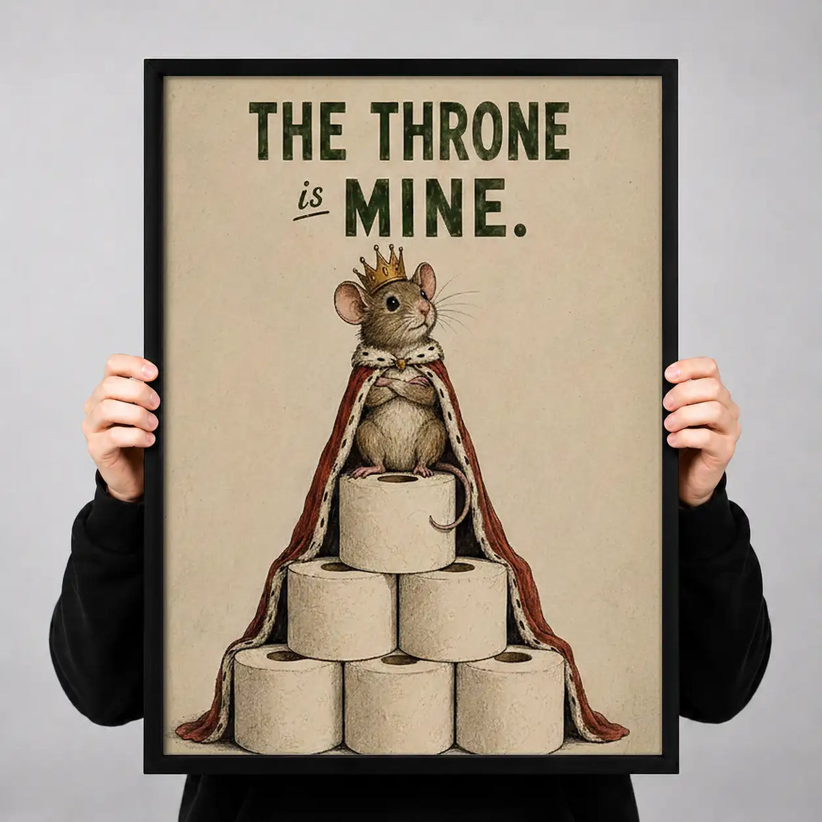 The Throne Is Mine Cat Wall Art 3