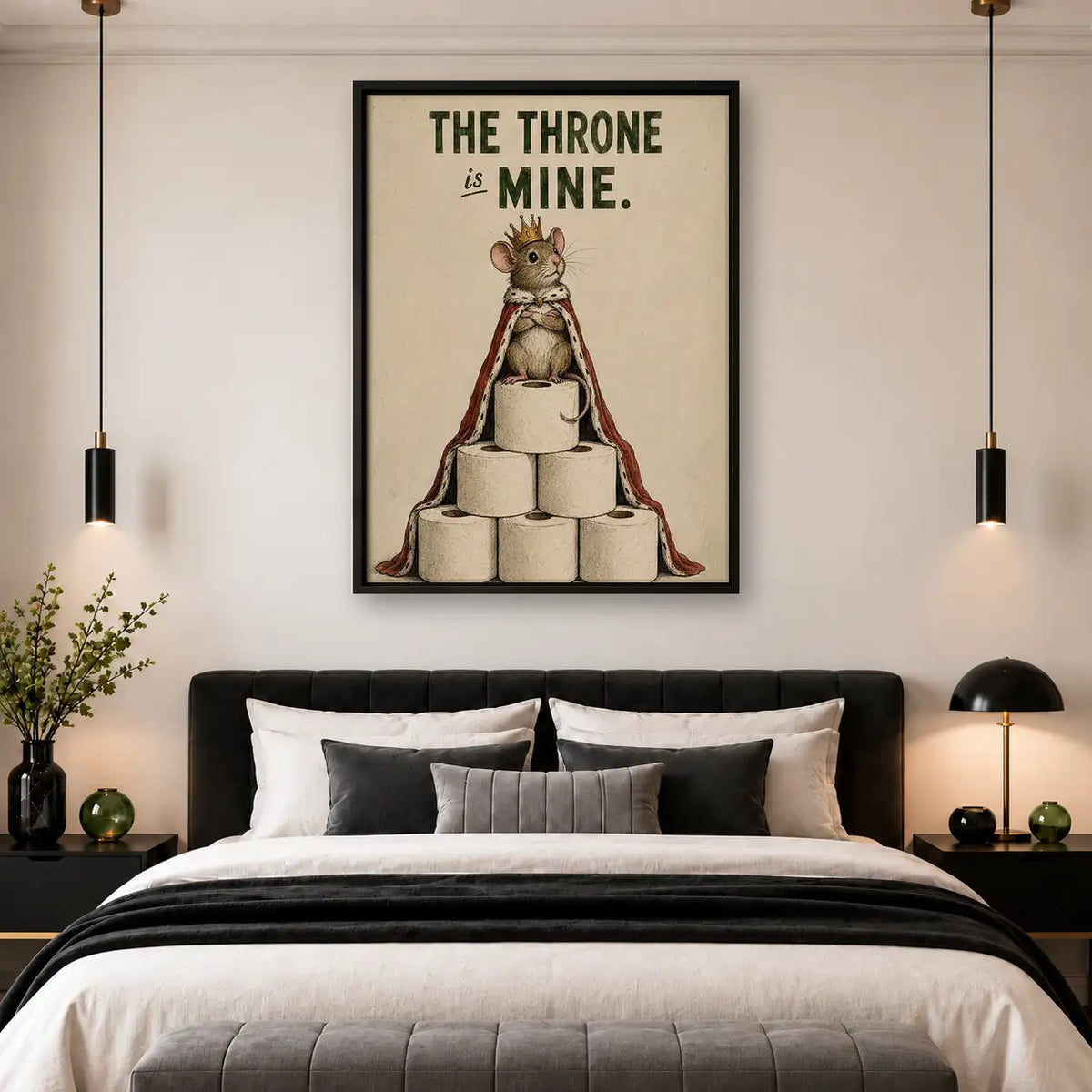 The Throne Is Mine Cat Wall Art 4