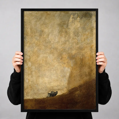 Tiny Mouse in Vast Golden Room Wall Art 3