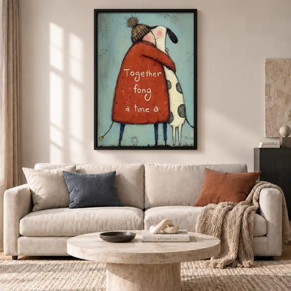 Together One Paw at a Time Wall Art 2