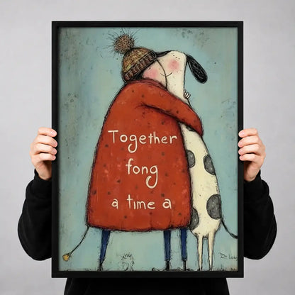 Together One Paw at a Time Wall Art 3