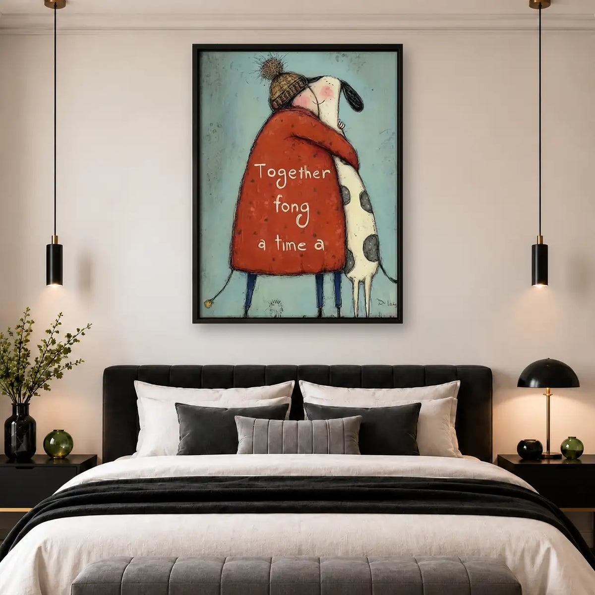 Together One Paw at a Time Wall Art 4