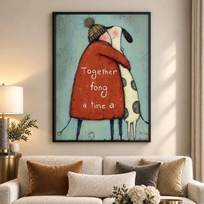Together One Paw at a Time Wall Art 5