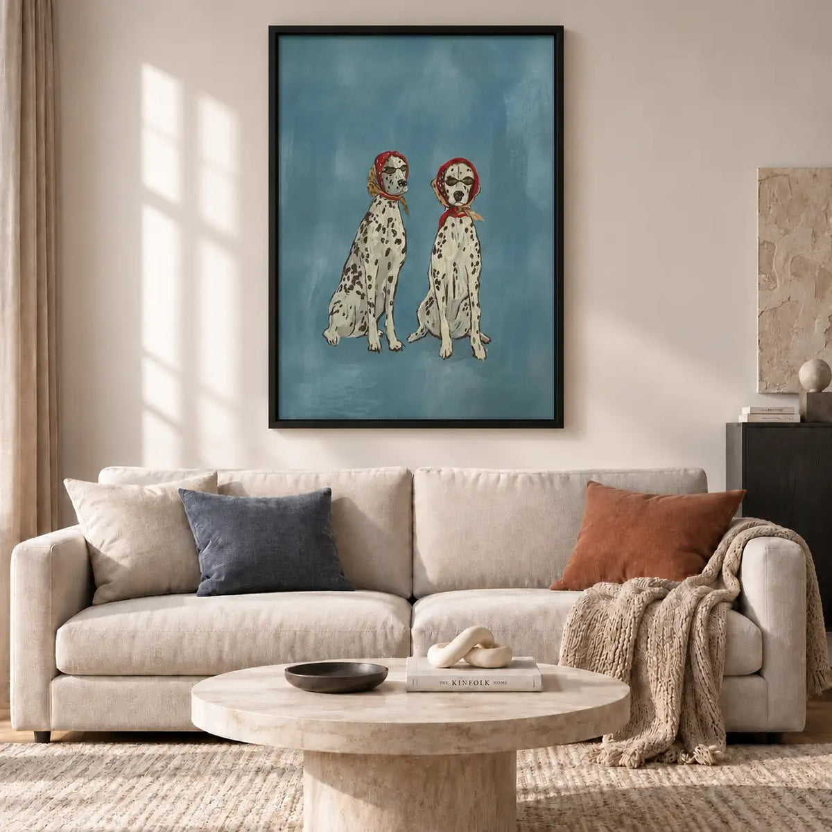 Two Dalmatian Friends Wall Art 2