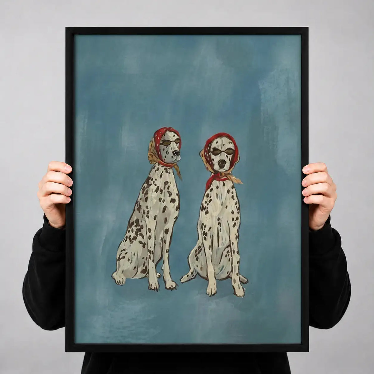 Two Dalmatian Friends Wall Art 3