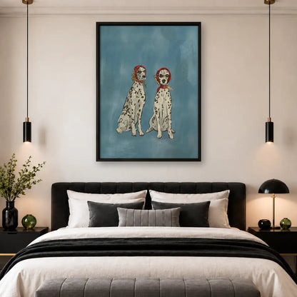 Two Dalmatian Friends Wall Art 4