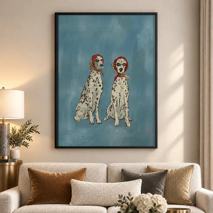 Two Dalmatian Friends Wall Art 5