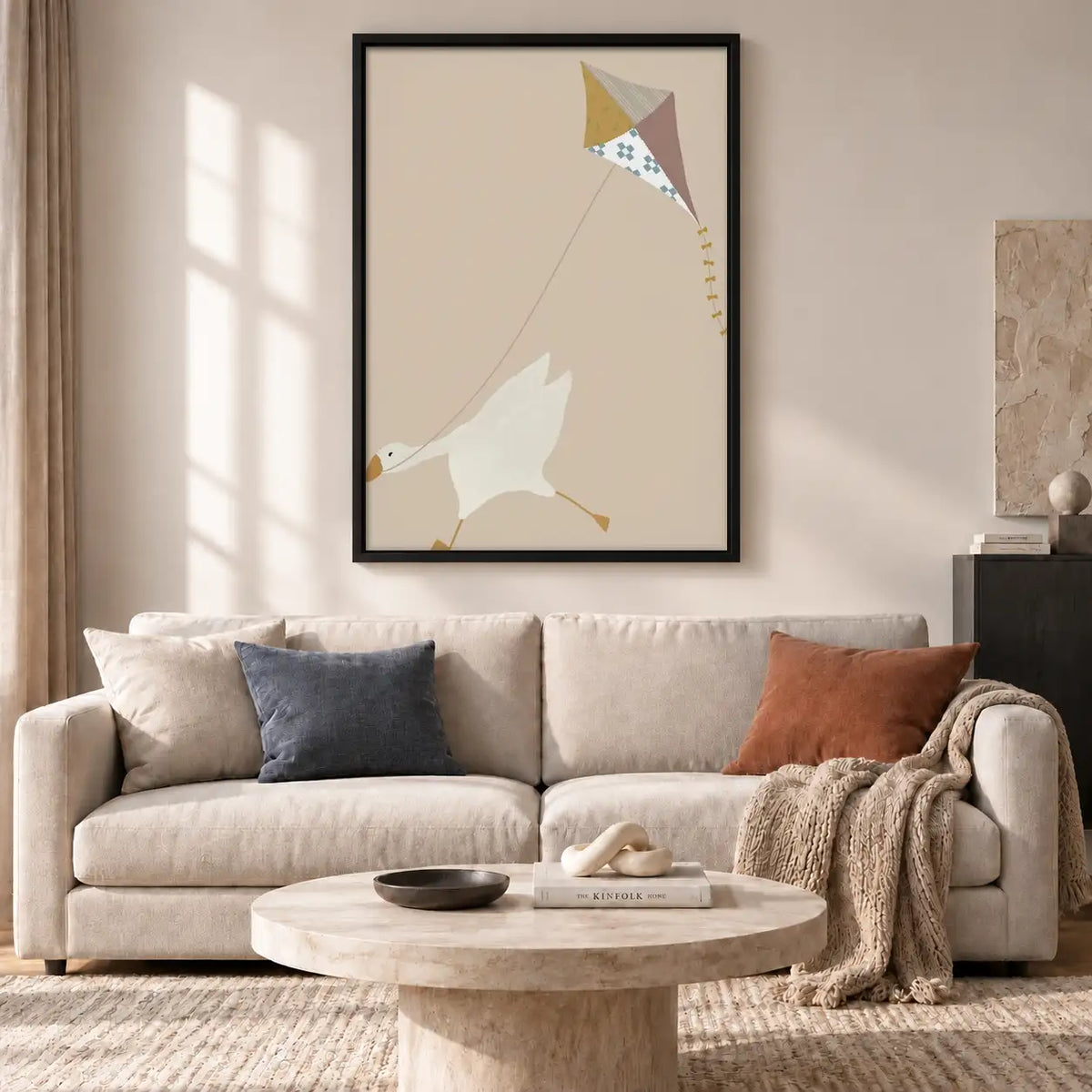 Two Dogs Flying a Kite Wall Art 2