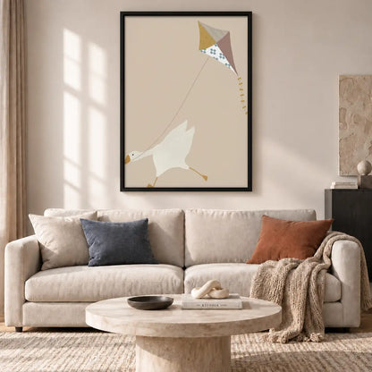 Two Dogs Flying a Kite Wall Art 2