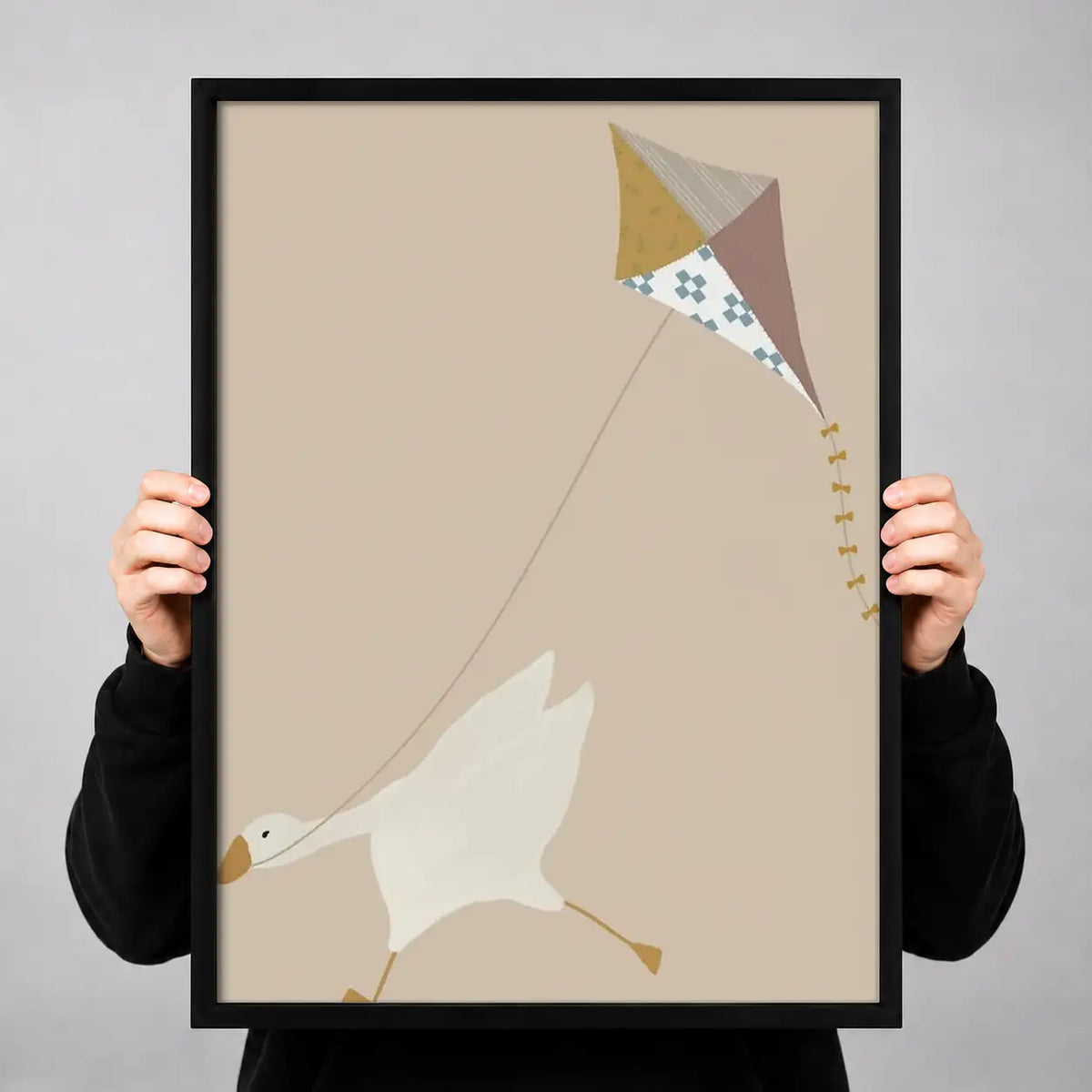 Two Dogs Flying a Kite Wall Art 3