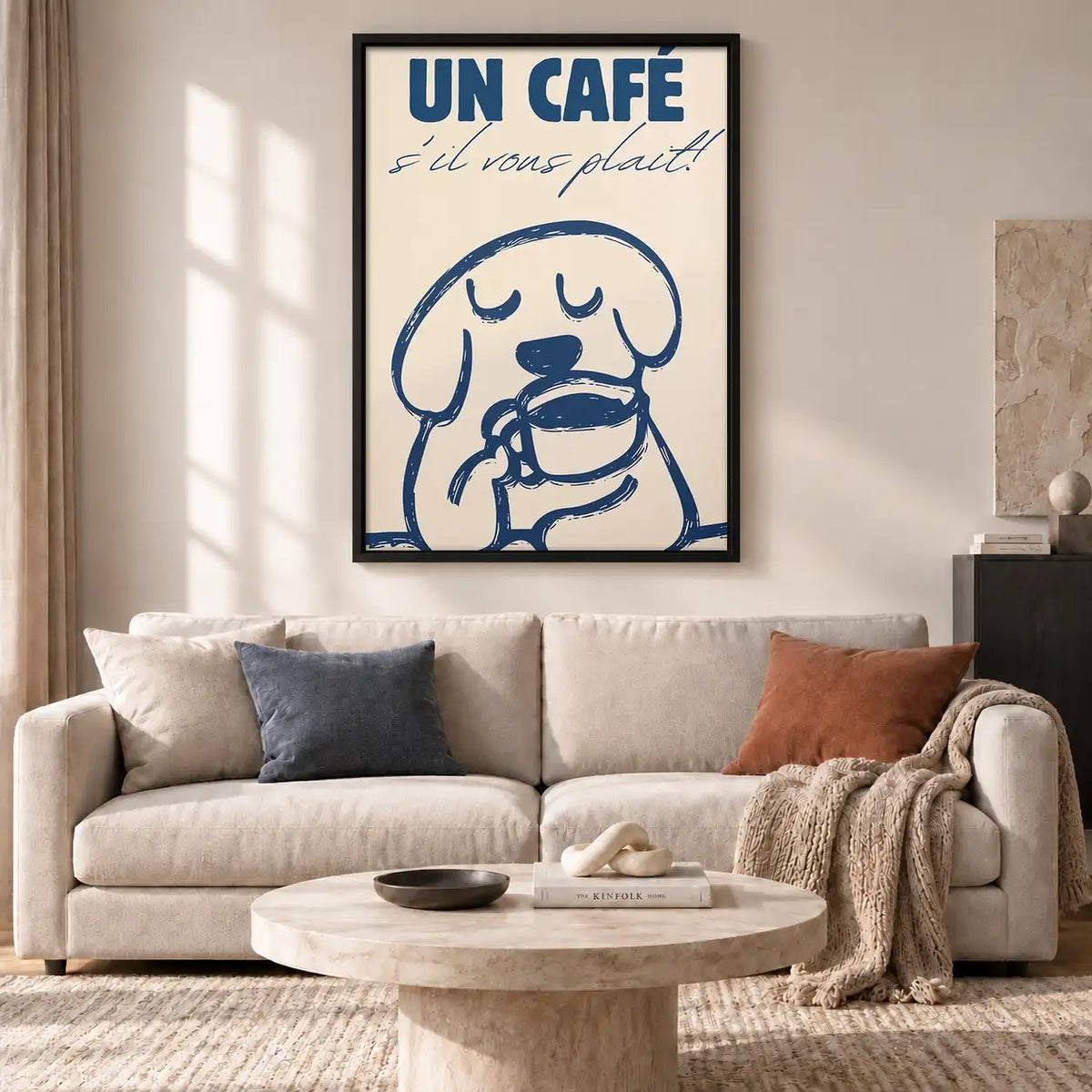 Un Cafe French Coffee Poster Wall Art 2