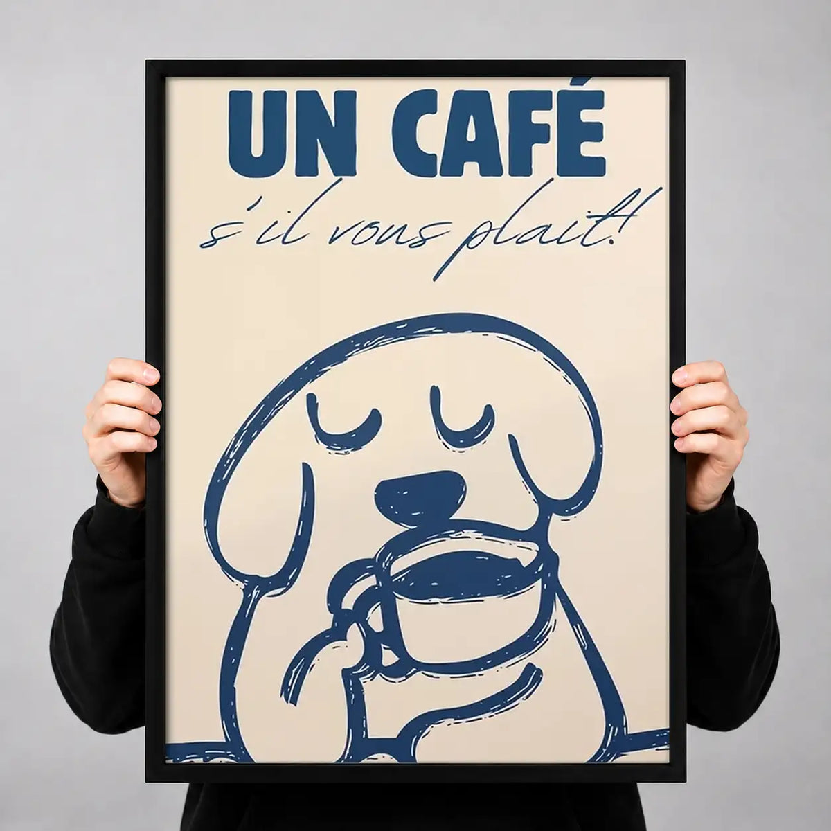Un Cafe French Coffee Poster Wall Art 3